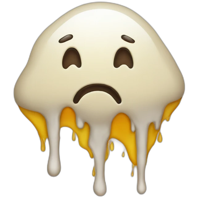 melting face emoji