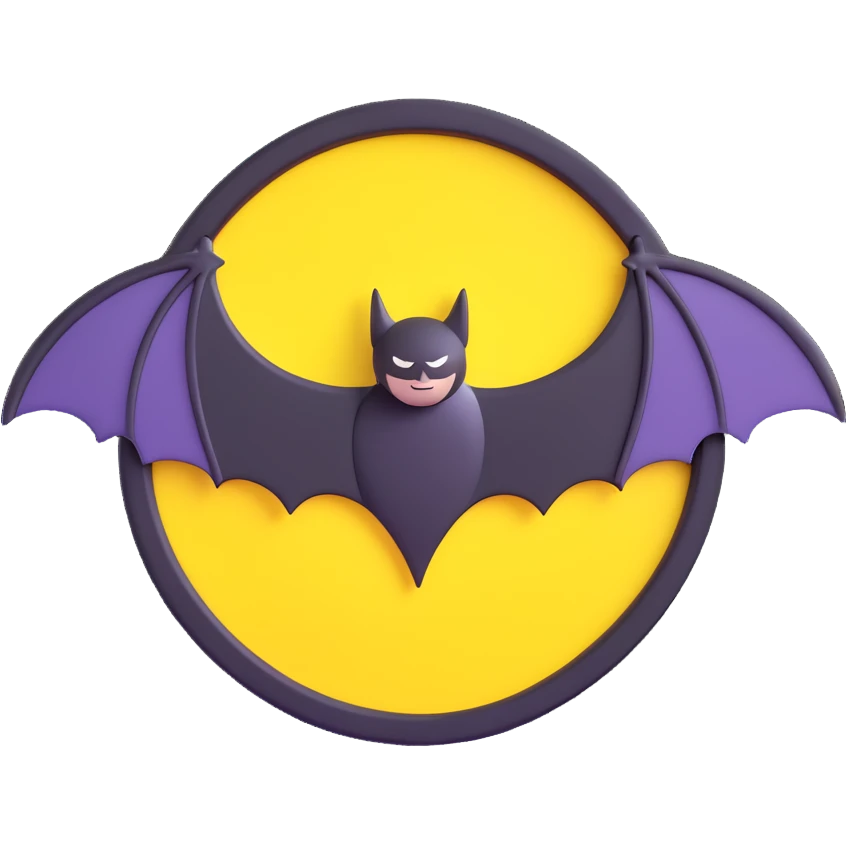 bat signal in the sky emoji