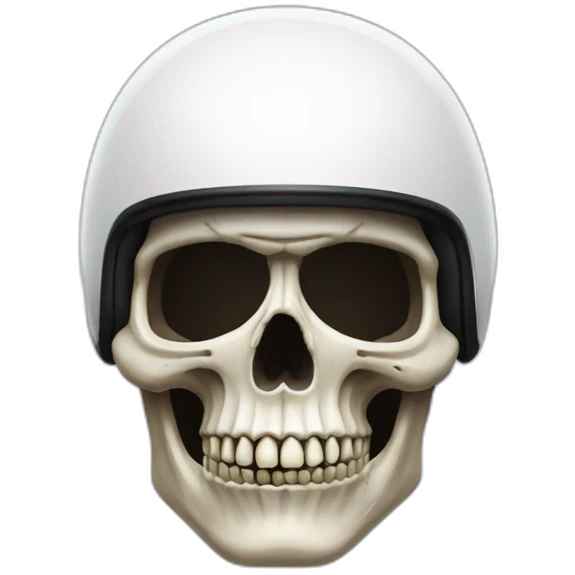 Racer skull emoji