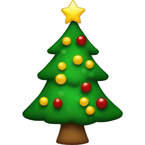 Christmas tree emoji