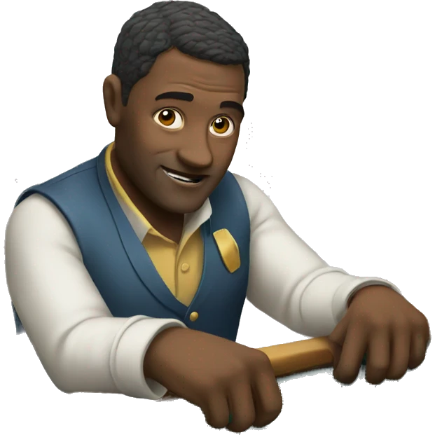 Man gambling  emoji