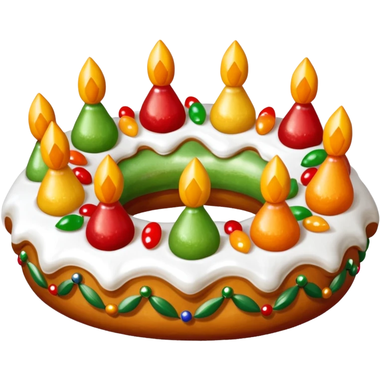 roscon de reyes DE ESPAÑA  emoji