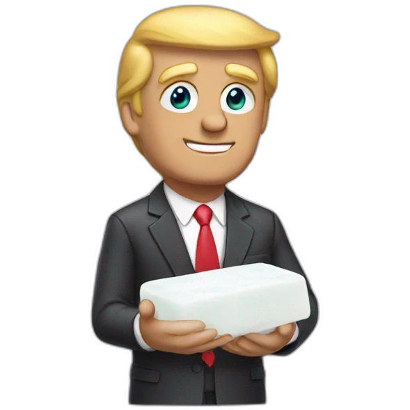 trump-holding-soap emoji