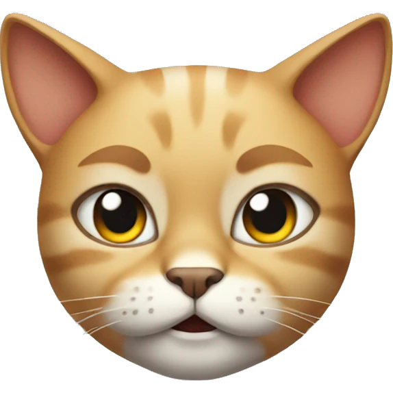 Cat with muscle  emoji