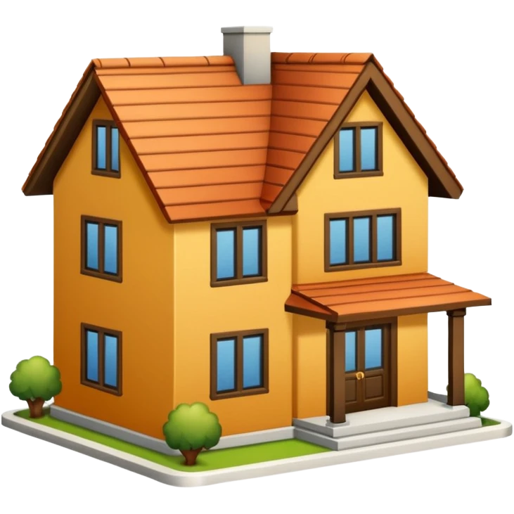 Planos arquitectónicos de una casa  emoji