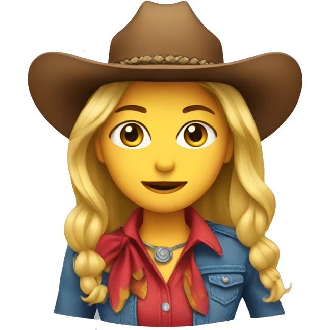 Cowgirl emoji