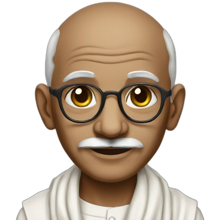 Gandhi emoji
