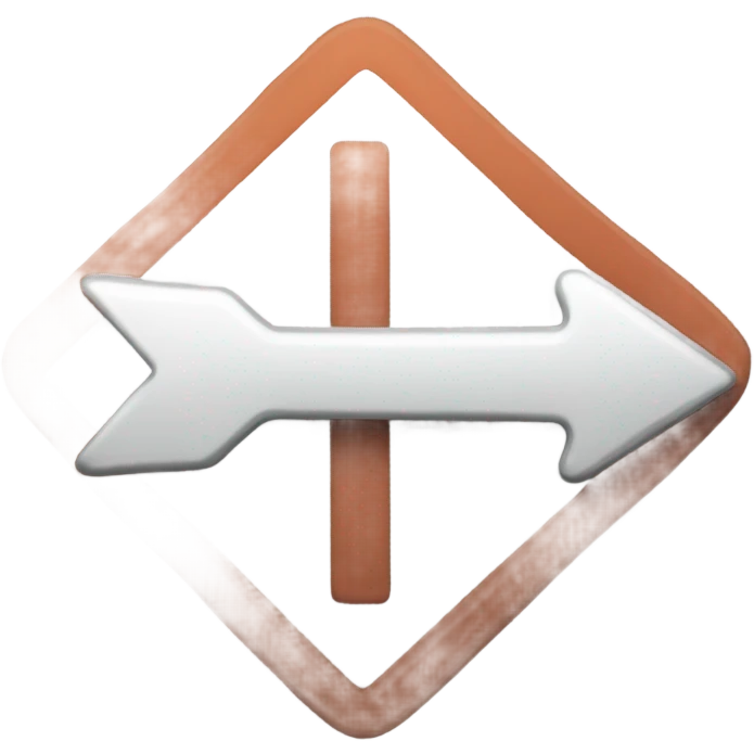 sign with arrow point to the right emoji