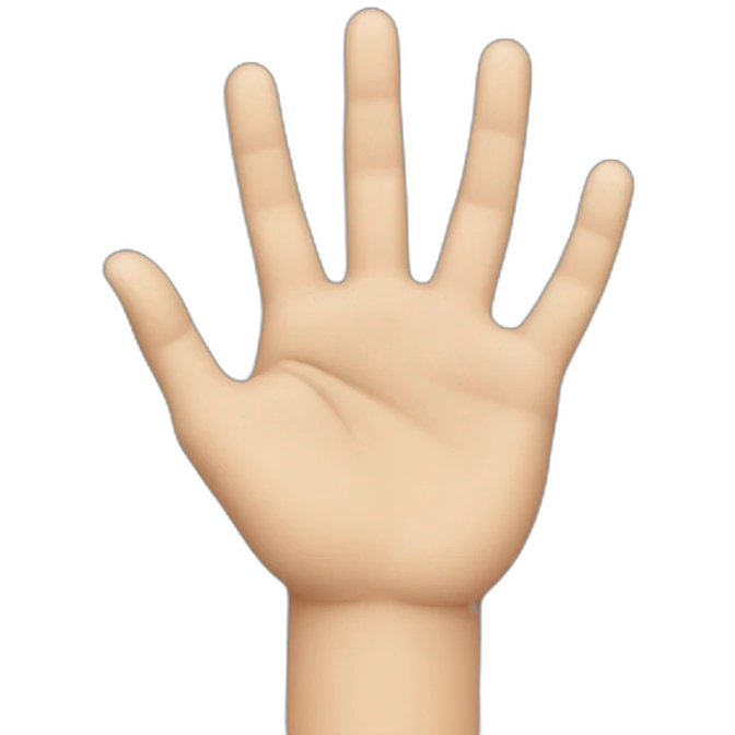 Gojo saturo's hand sign for domain expansion  emoji