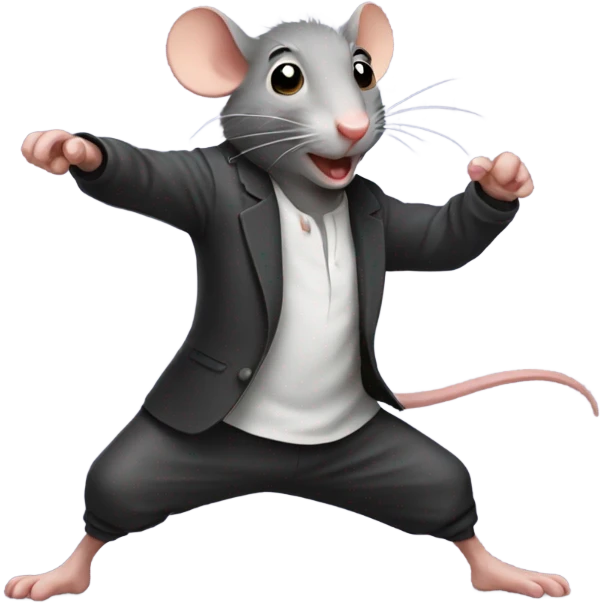 Dancing rat emoji