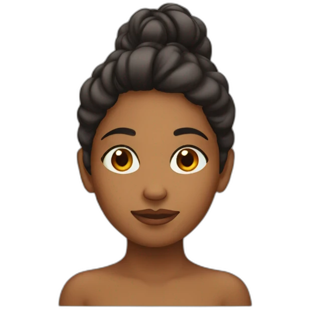 brown girl hand on her head emoji