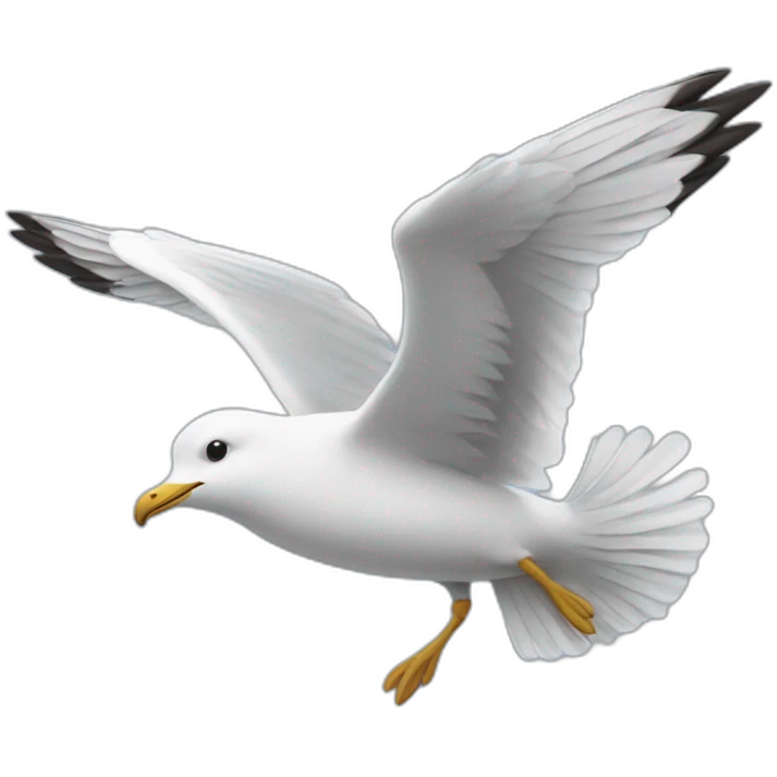 seagul flying emoji