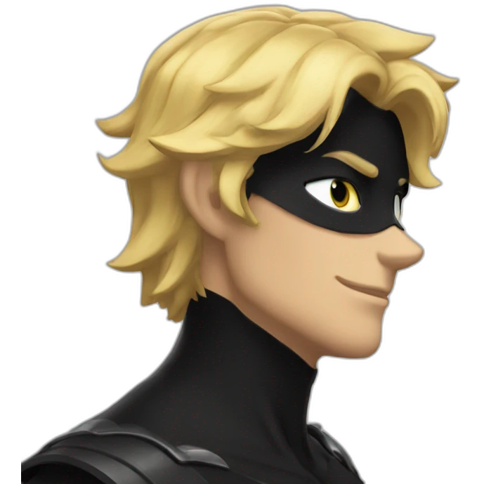 chat noir dent pointue emoji