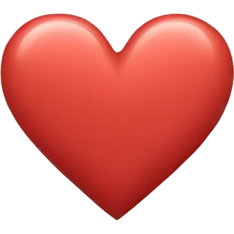 Light red heart emoji