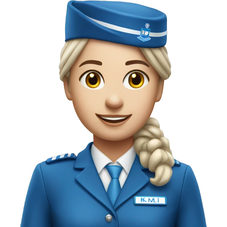 KLM cabin crew  emoji