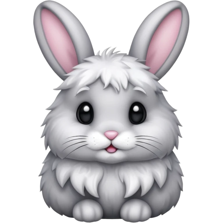 Bunny with black cristals emoji