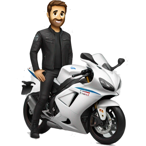Rahul  face is white with superbike  emoji