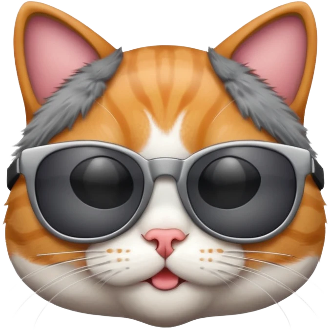 Cat wearing sunglasses emoji