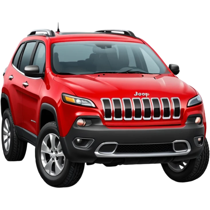 Jeep Cherokee red suv emoji