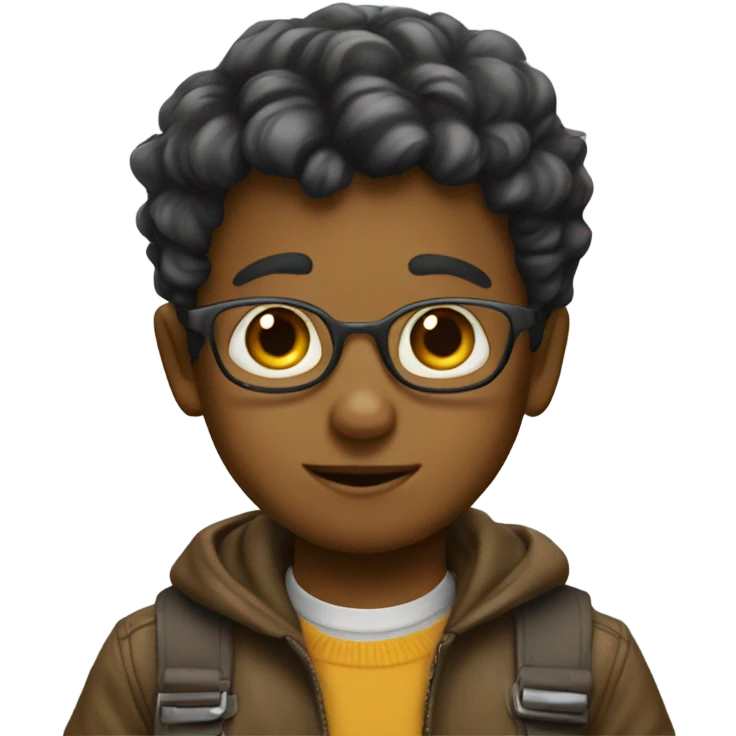 Little boy genius emoji