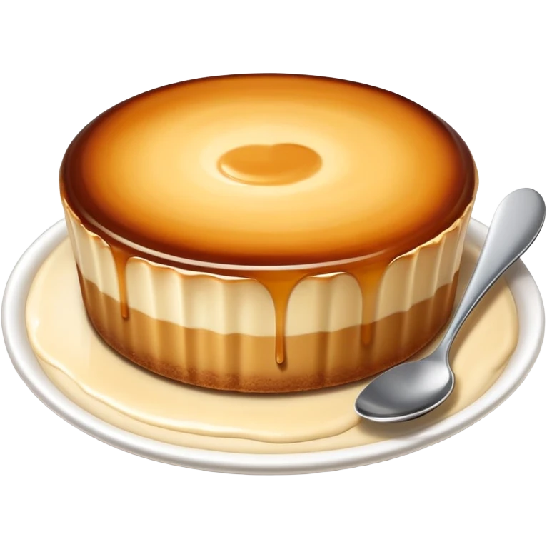 Coffee flan  emoji