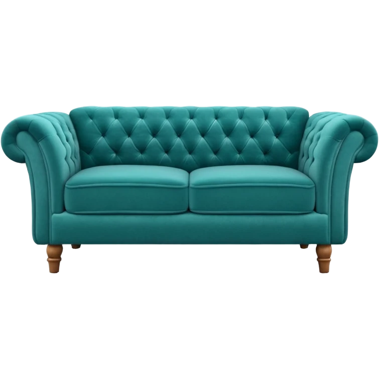 Square teal couch emoji
