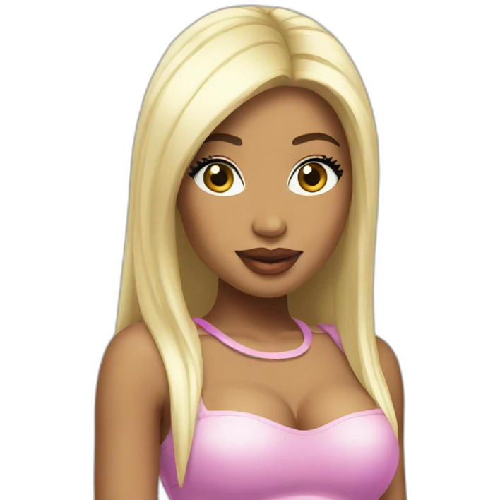 nicki minaj but white emoji