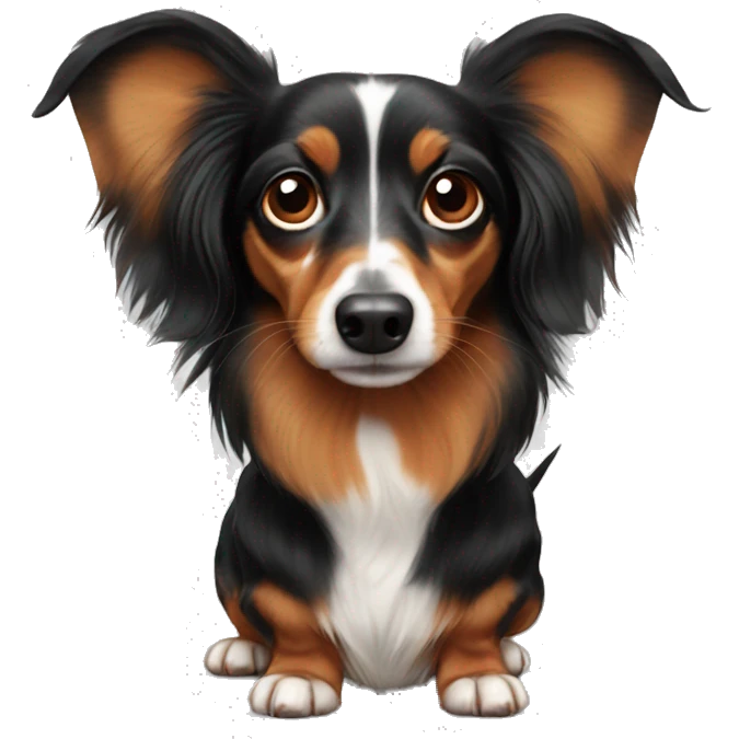 Papillon dachshund  emoji