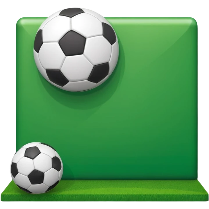 Dummy wall used for soccer training  emoji