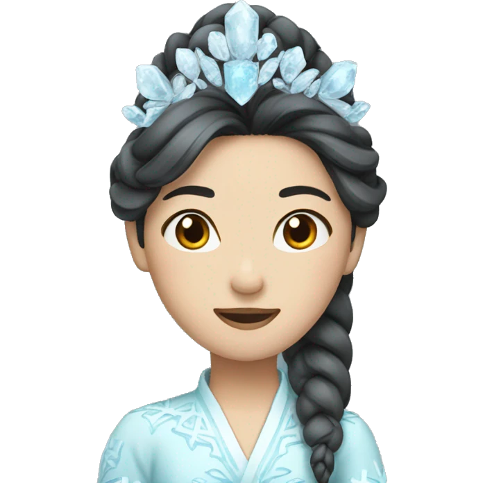 asian ice princess emoji