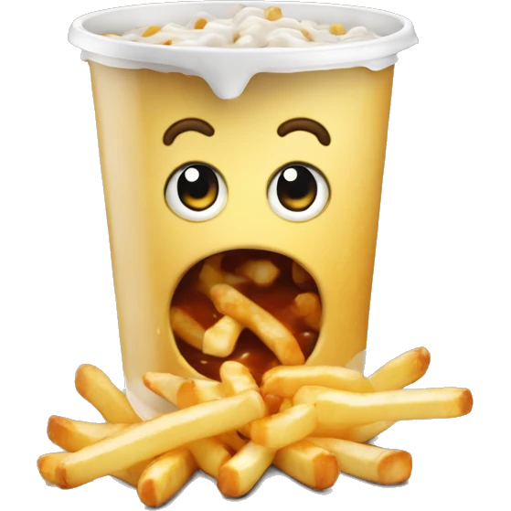 Poutine mange de l'argent emoji