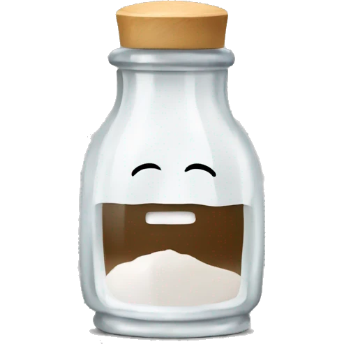 salt shaker half filled  emoji