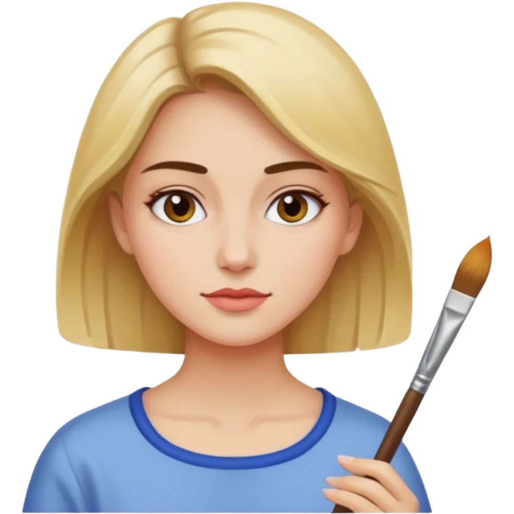 Women painting  emoji