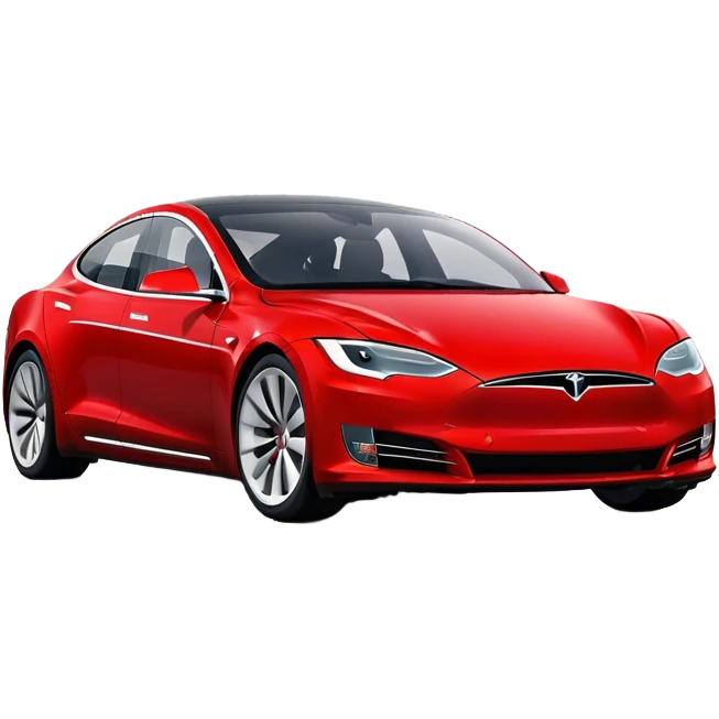 Tesla Model S - Tesla (Model Year: 2022) (Iconic colour: Red) emoji