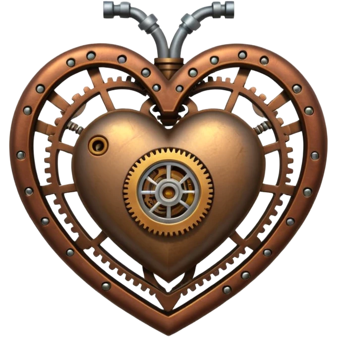 steampunk heart emoji
