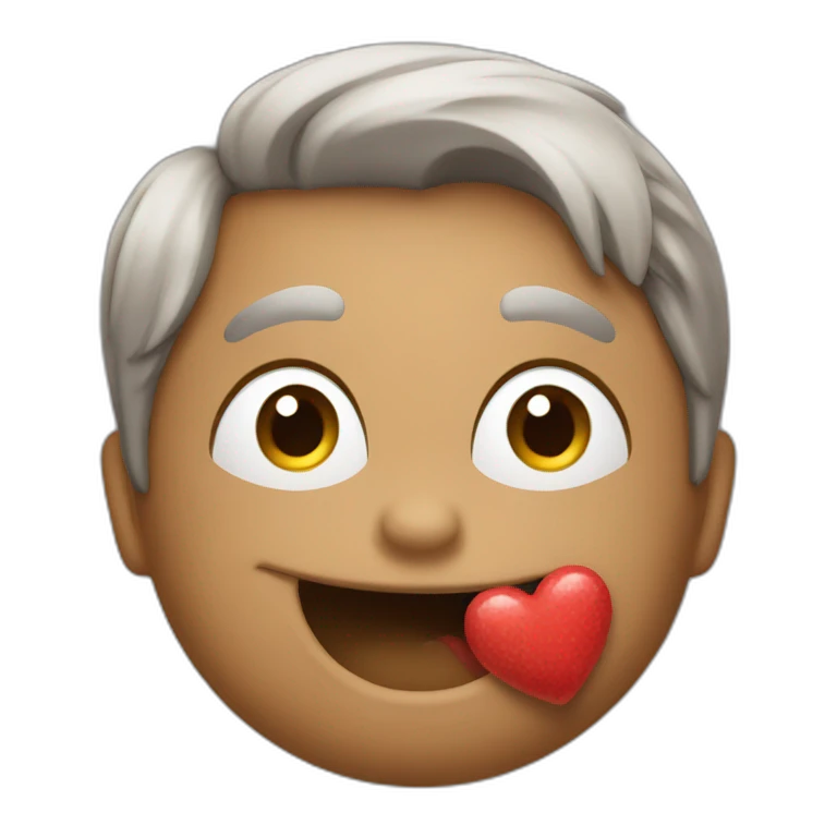 Chat qui fait un bisou emoji
