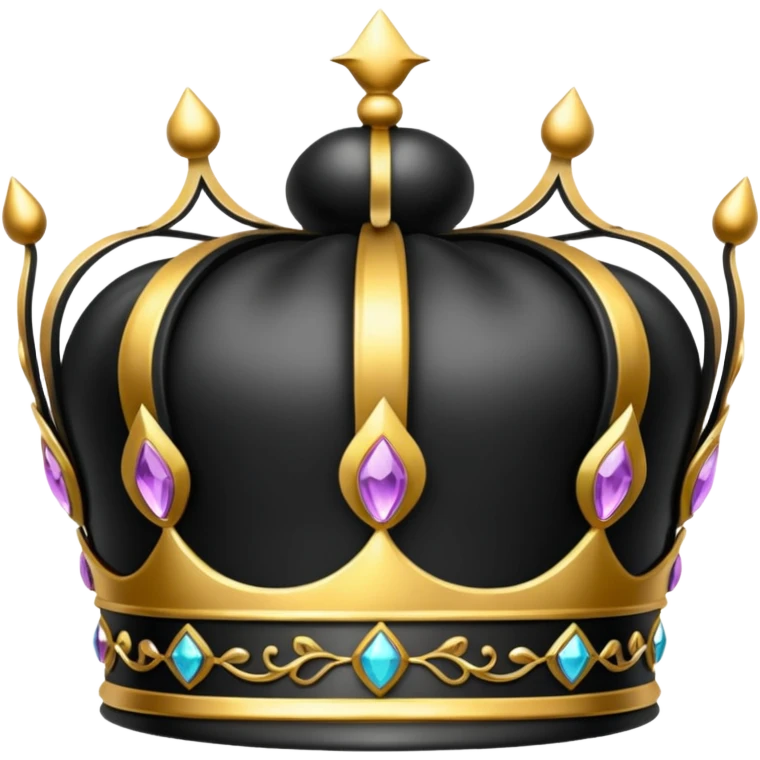 black corwn emoji