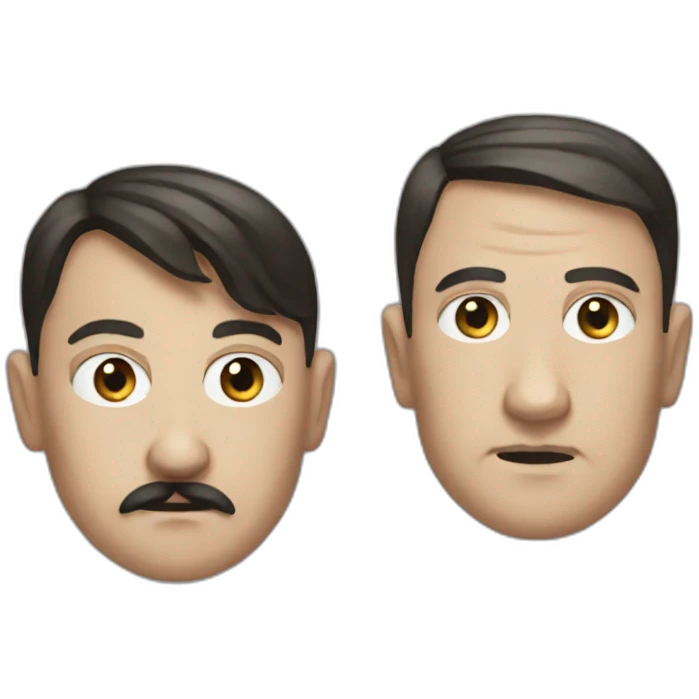 Hitler and david emoji
