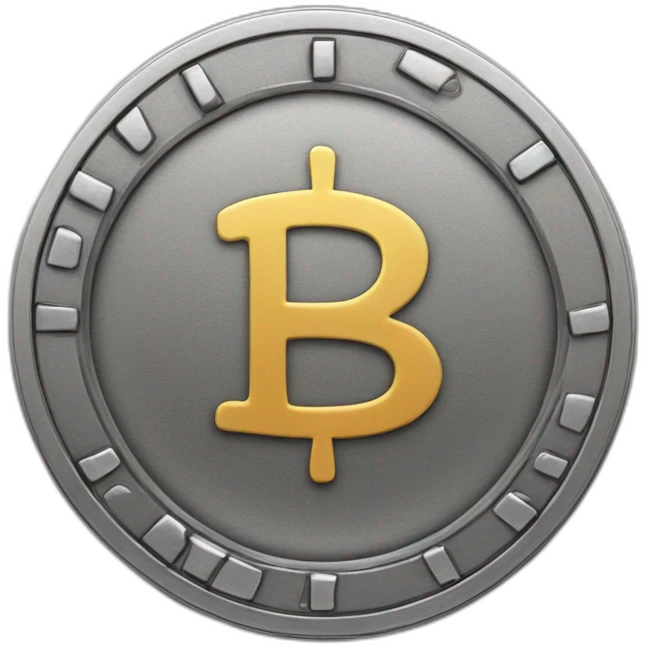 2b letters coin emoji