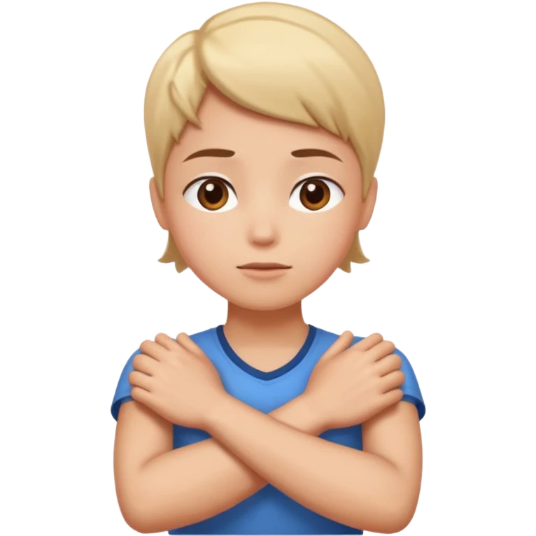 Arms folded looking up face emoji