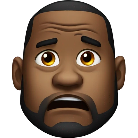 LeBron crying emoji