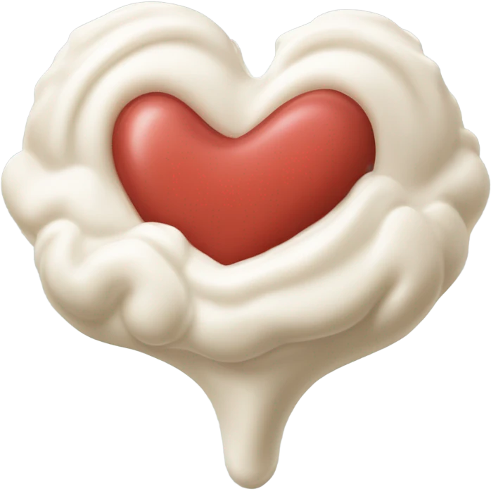 Crème heart emoji