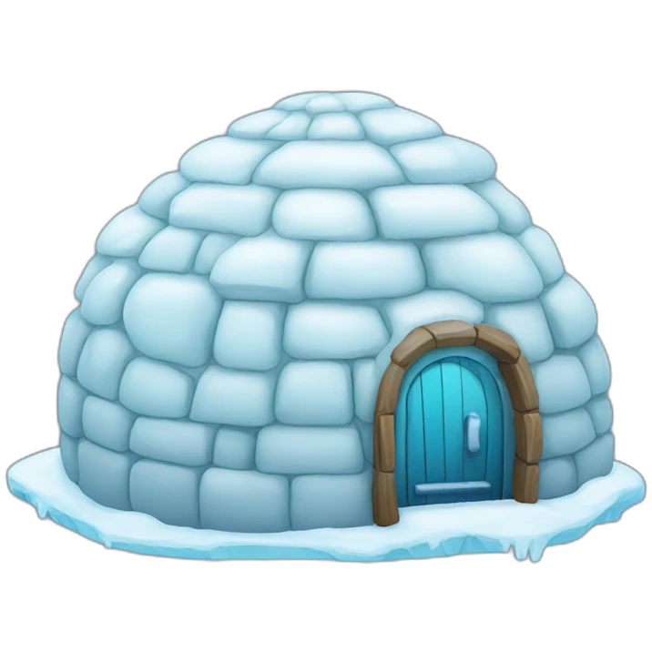 ice igloo emoji