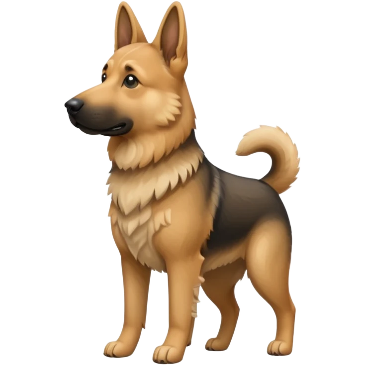 sand colored gsd emoji