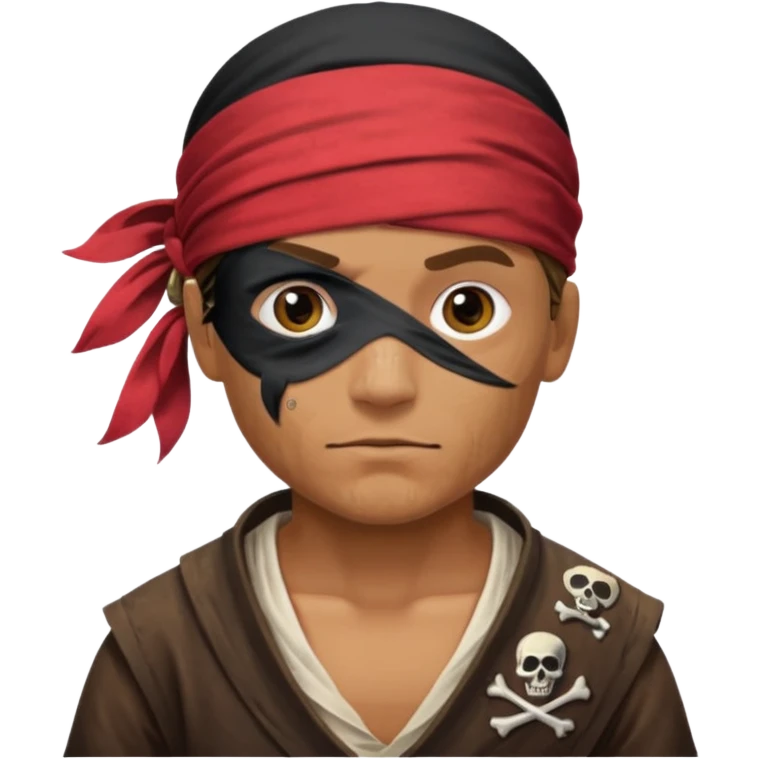Pirate with sword emoji