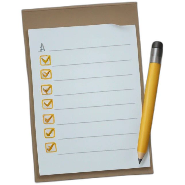 checklist emoji