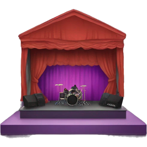MUSIC STAGE emoji