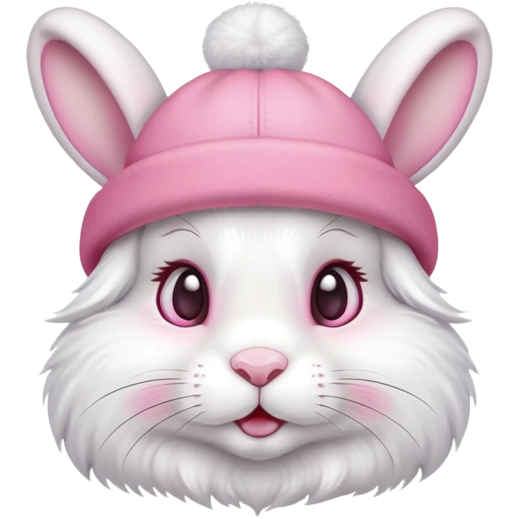 Bunny with hat emoji