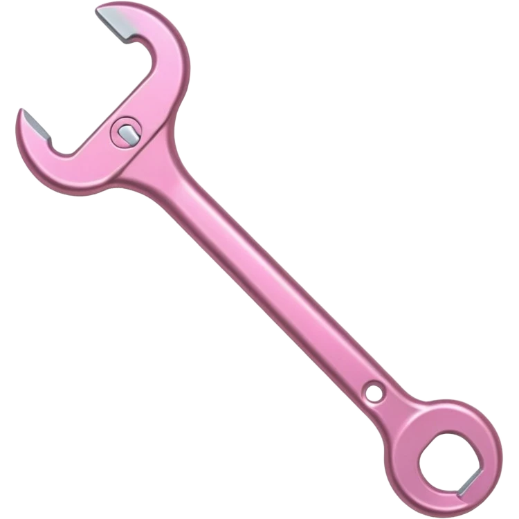 pink wrench emoji