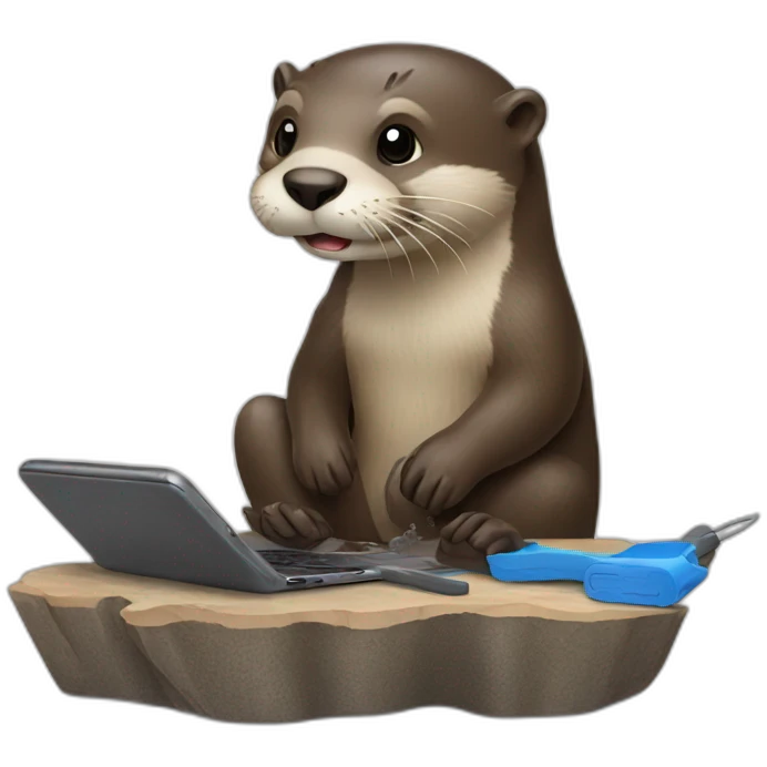 otter repairs iPhone emoji